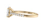 Oval Solitaire Classic Diamond Band Engagement Ring