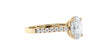 Oval Solitaire Classic Diamond Band Engagement Ring