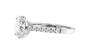 Oval Solitaire Classic Diamond Band Engagement Ring