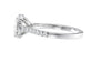 Oval Solitaire Classic Diamond Band Engagement Ring