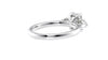 Emerald & Pear Cut Trilogy Diamond Engagement Ring
