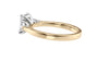 Emerald & Pear Cut 3 Stone Diamond Engagement Ring