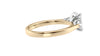 Emerald & Pear Cut 3 Stone Diamond Engagement Ring