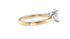Emerald & Pear Cut 3 Stone Diamond Engagement Ring
