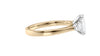 Emerald & Pear Cut 3 Stone Diamond Engagement Ring