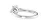 Emerald & Pear Cut 3 Stone Diamond Engagement Ring