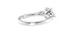 Emerald & Pear Cut 3 Stone Diamond Engagement Ring