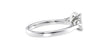Emerald & Pear Cut 3 Stone Diamond Engagement Ring