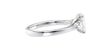 Emerald & Pear Cut 3 Stone Diamond Engagement Ring