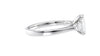 Emerald & Pear Cut 3 Stone Diamond Engagement Ring