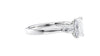 Emerald & Pear Cut 3 Stone Diamond Engagement Ring