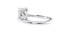 Emerald Cut Solitaire Hidden Halo Diamond Engagement Ring