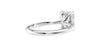 Emerald Cut Solitaire Hidden Halo Diamond Engagement Ring