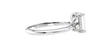 Emerald Cut Solitaire Hidden Halo Diamond Engagement Ring