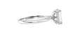 Emerald Cut Solitaire Hidden Halo Diamond Engagement Ring