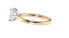 Emerald Cut Solitaire Diamond Engagement Ring