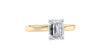 Emerald Cut Solitaire Diamond Engagement Ring