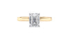 Emerald Cut Solitaire Diamond Engagement Ring