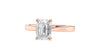 Emerald Cut Solitaire Diamond Engagement Ring