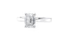 Emerald Cut Solitaire Diamond Engagement Ring