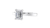 Emerald Cut Solitaire Diamond Engagement Ring