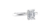 Emerald Cut Solitaire Diamond Engagement Ring
