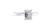 Emerald Cut Solitaire Diamond Engagement Ring
