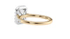 Emerald Cut Halo Classic Diamond Band Engagement Ring