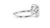 Emerald Cut Halo Classic Diamond Band Engagement Ring