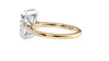 Emerald Cut Halo Classic Diamond Band Engagement Ring
