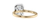Emerald Cut Halo Classic Diamond Band Engagement Ring