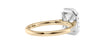 Emerald Cut Halo Classic Diamond Band Engagement Ring
