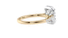 Emerald Cut Halo Classic Diamond Band Engagement Ring