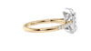 Emerald Cut Halo Classic Diamond Band Engagement Ring