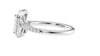 Emerald Cut Halo Classic Diamond Band Engagement Ring