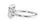 Emerald Cut Halo Classic Diamond Band Engagement Ring