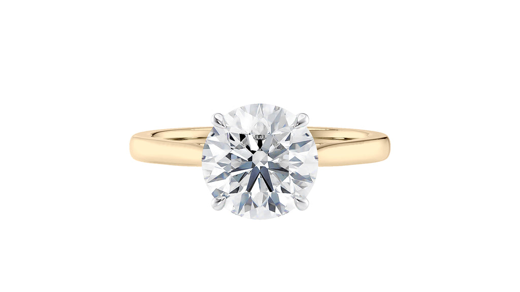 Round Solitaire Diamond Engagement Ring