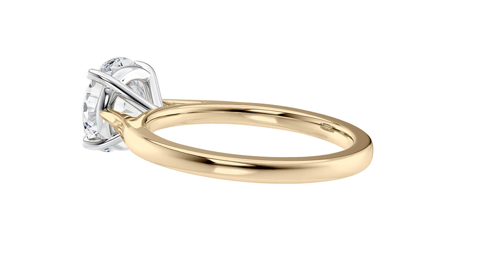 Round Solitaire Diamond Engagement Ring