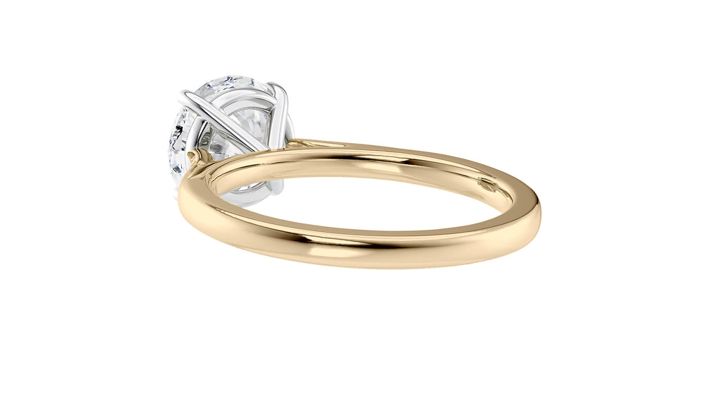 Round Solitaire Diamond Engagement Ring