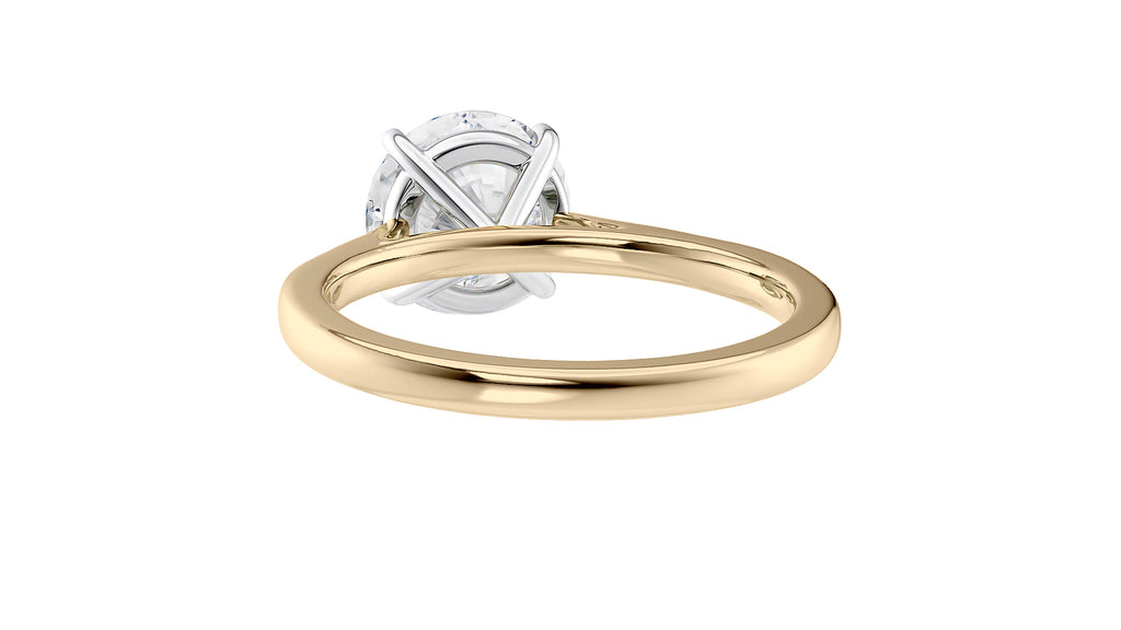 Round Solitaire Diamond Engagement Ring