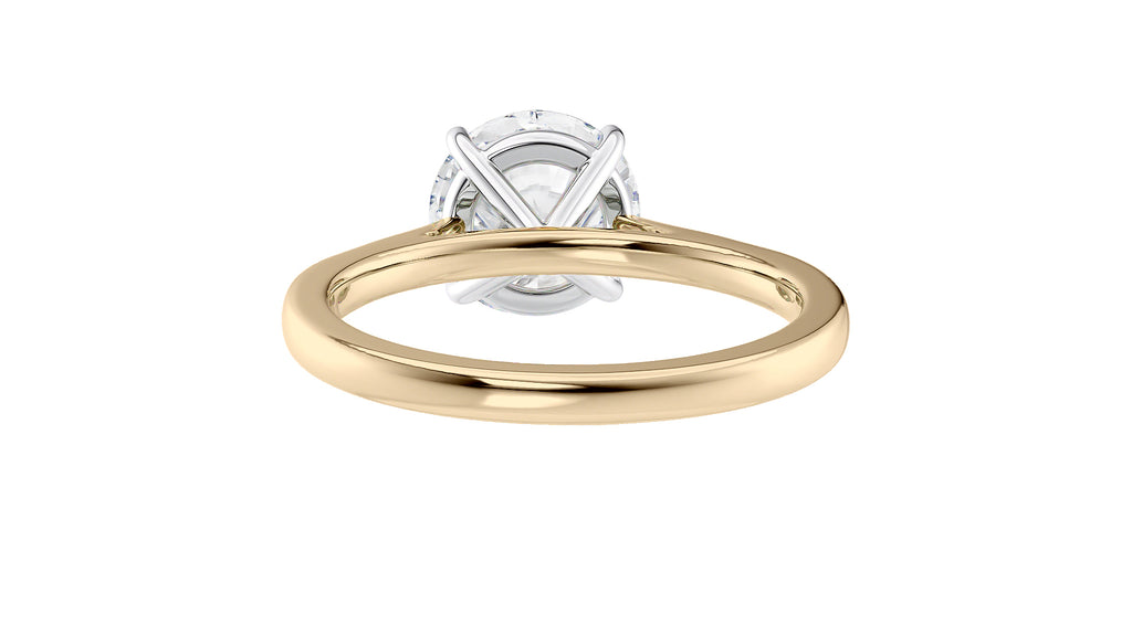 Round Solitaire Diamond Engagement Ring