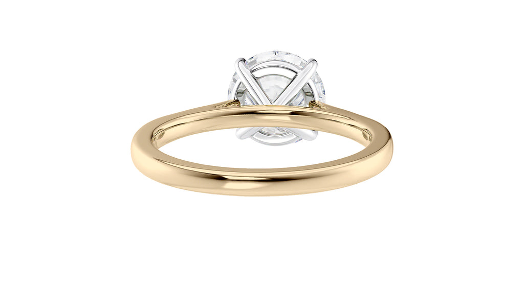 Round Solitaire Diamond Engagement Ring