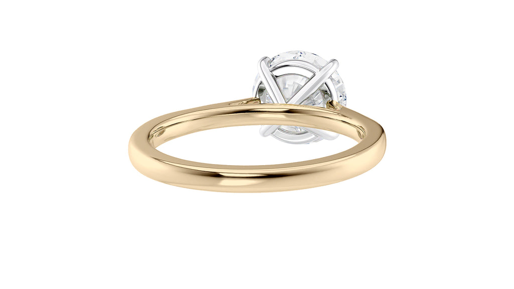 Round Solitaire Diamond Engagement Ring