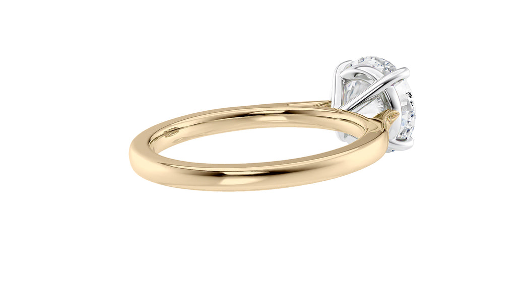 Round Solitaire Diamond Engagement Ring