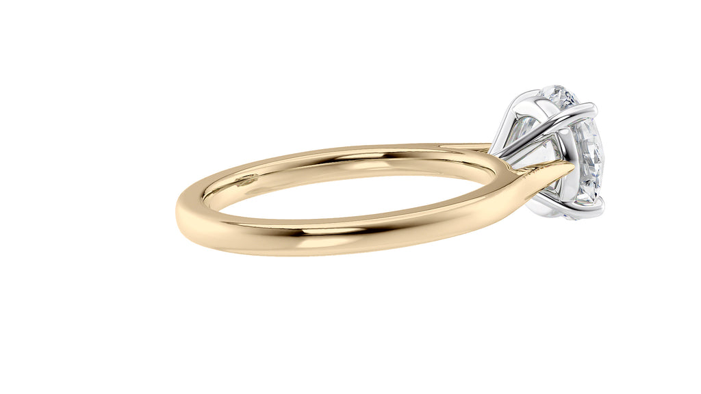 Round Solitaire Diamond Engagement Ring