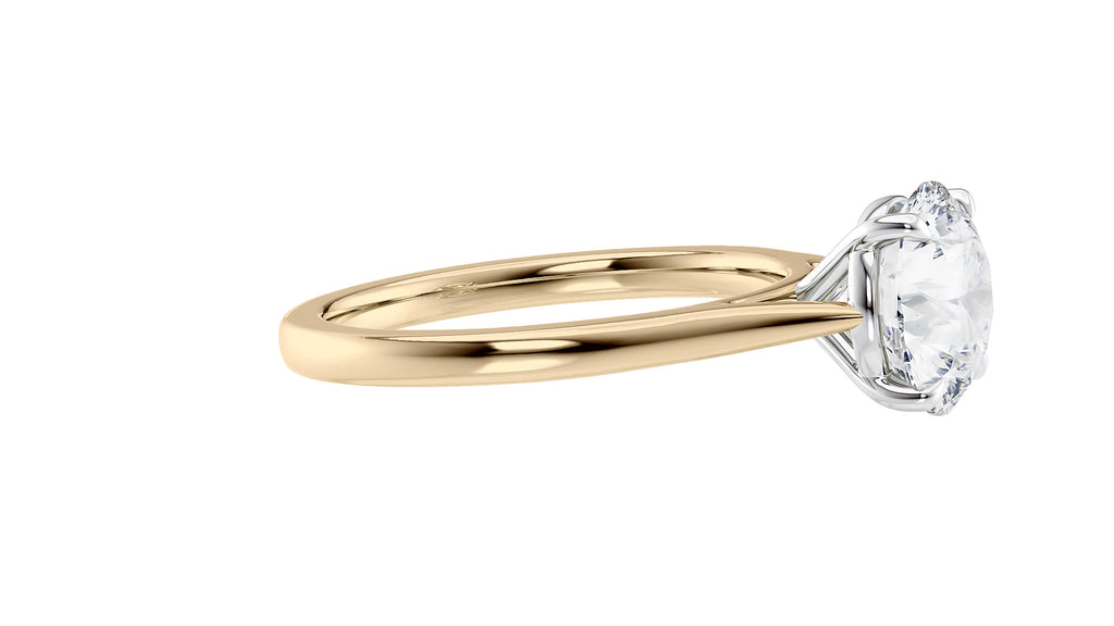 Round Solitaire Diamond Engagement Ring