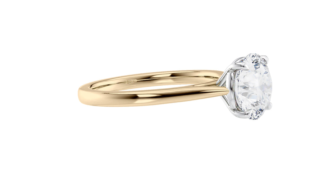 Round Solitaire Diamond Engagement Ring
