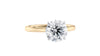 Round Solitaire Diamond Engagement Ring