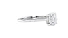 Round Solitaire Hidden Halo Diamond Engagement Ring