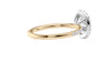Oval Halo Diamond Band Engagement Ring